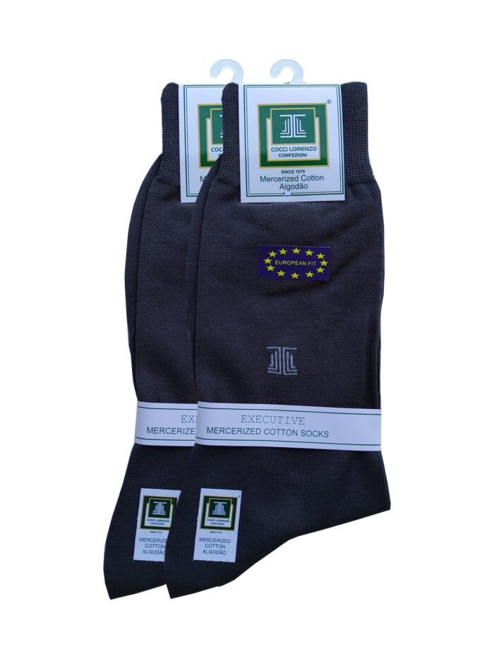 Socks - Dark Grey Socks Design M01 (2pairs)