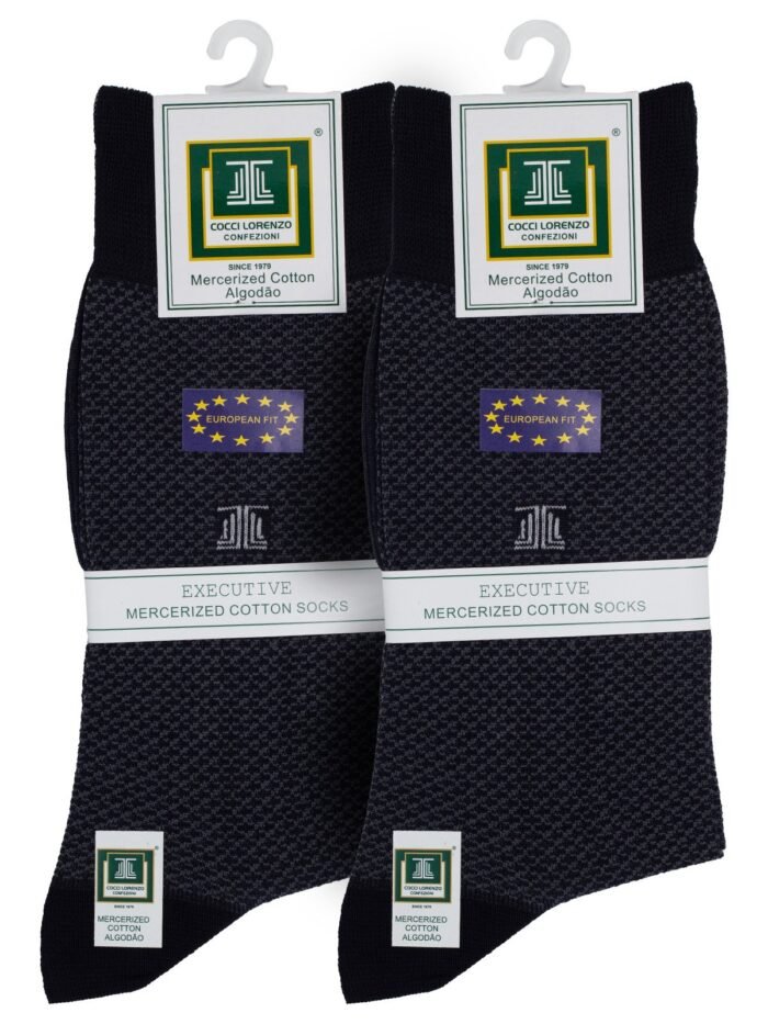 Socks - Black Socks Design M11 (2pairs)